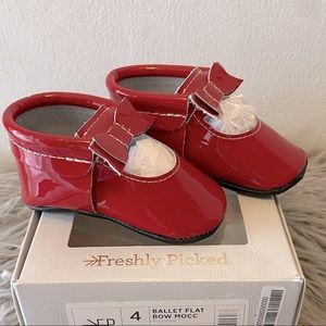 New! Freshly Picked Baby Red Shoes Soft Soles